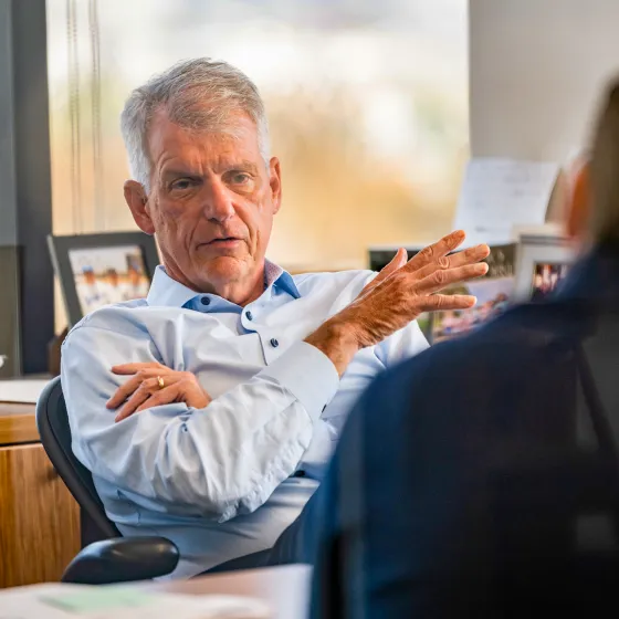 Candid photo of Tim Sloan